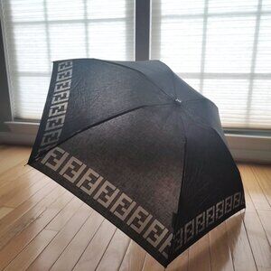 Fendi Zucca vintage Y2K FF monogram compact folding umbrella 90s 00s EUC